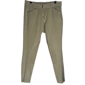 Dover Saddlery Dover Essential Knee Patch Breech Pants‎ 32 Tan Equestrian Horses